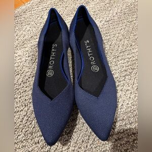 Rothy's Women's Deep Blue Pointed Flats